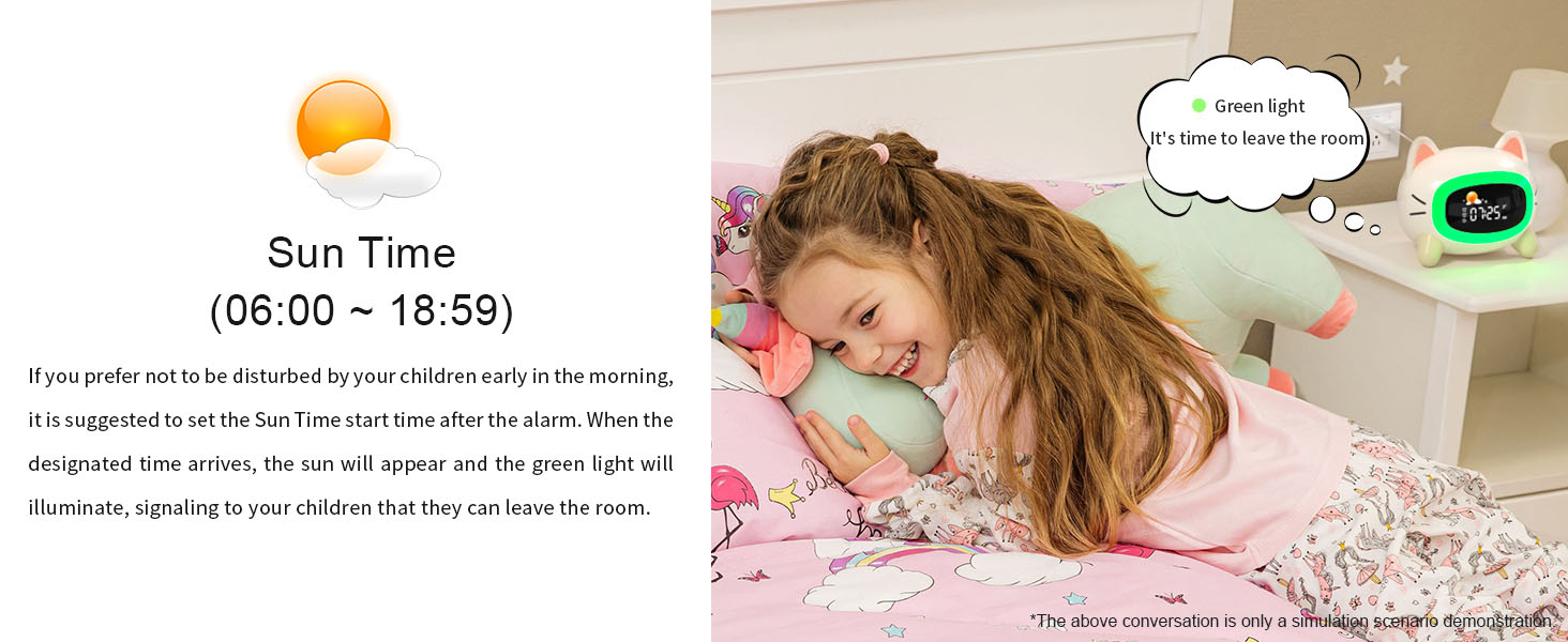 alarm clock for girls