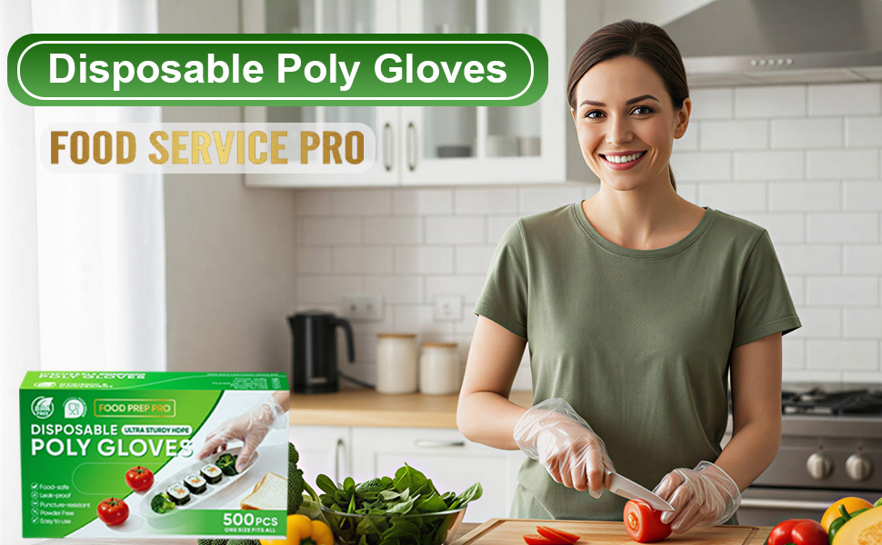 disposable food service gloves