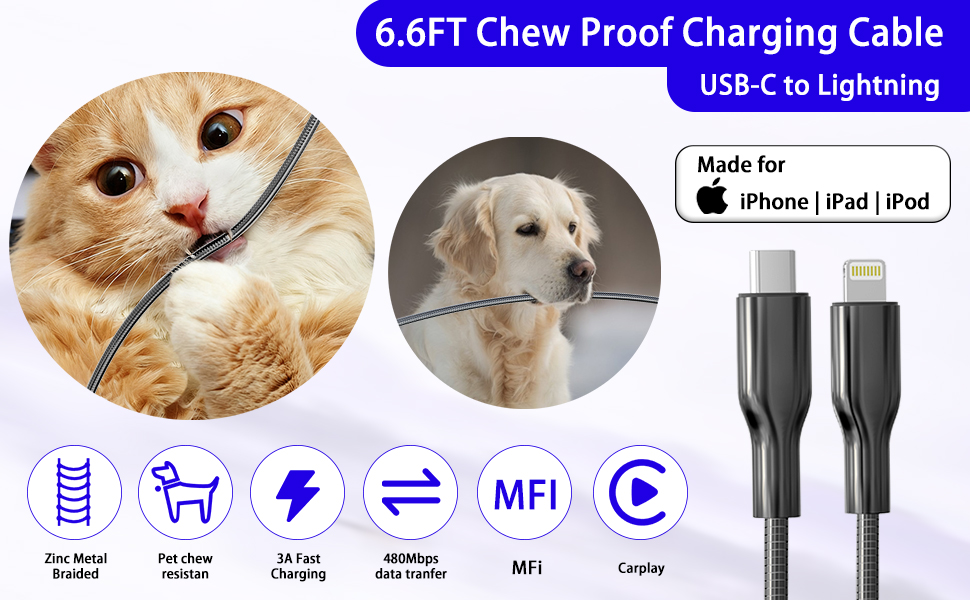 metal lightning cable