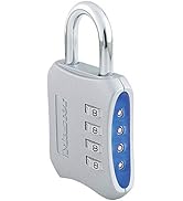 Master Lock Resettable Combination Locker Lock, Lock for Gym and School Lockers, Colors May Vary,...