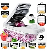 Fullstar Vegetable Chopper &amp; Mandoline Slicer for Kitchen - Food Chopper with Container, Cheese G...