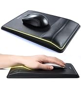 univo colors Pain Relief &amp; Wrist Support Mouse Pad,Ergonomic Design with Contouring Memory Foam,H...