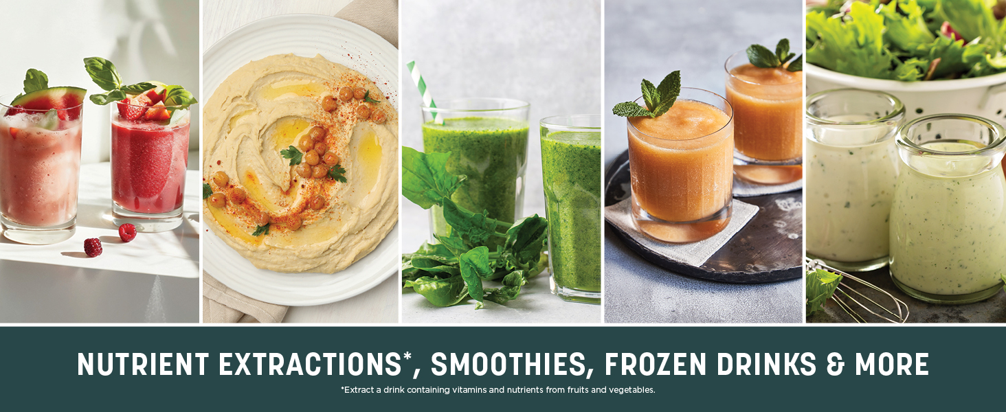Nutrient Extractions, Smoothies, Frozen Drinks &amp;amp; More