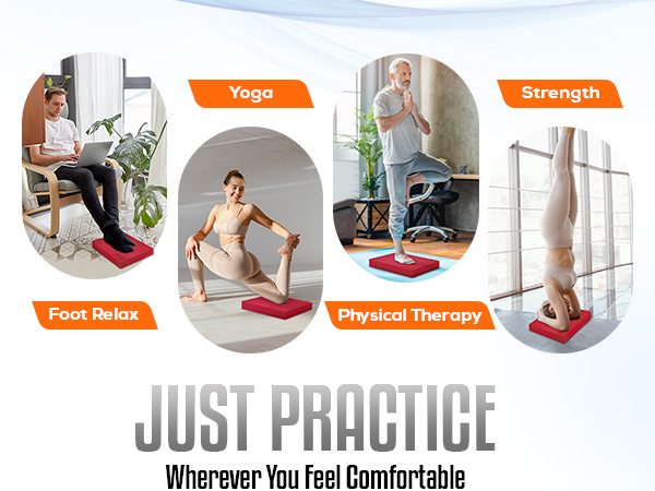 foam balance board physical therapy, exercise foam block, foam balance beam