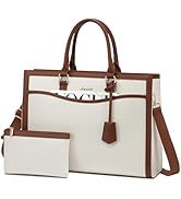LOVEVOOK Laptop Tote Bag for Women, Office Work Bag Briefcase fit for 15.6 inch Laptop, Large Cap...