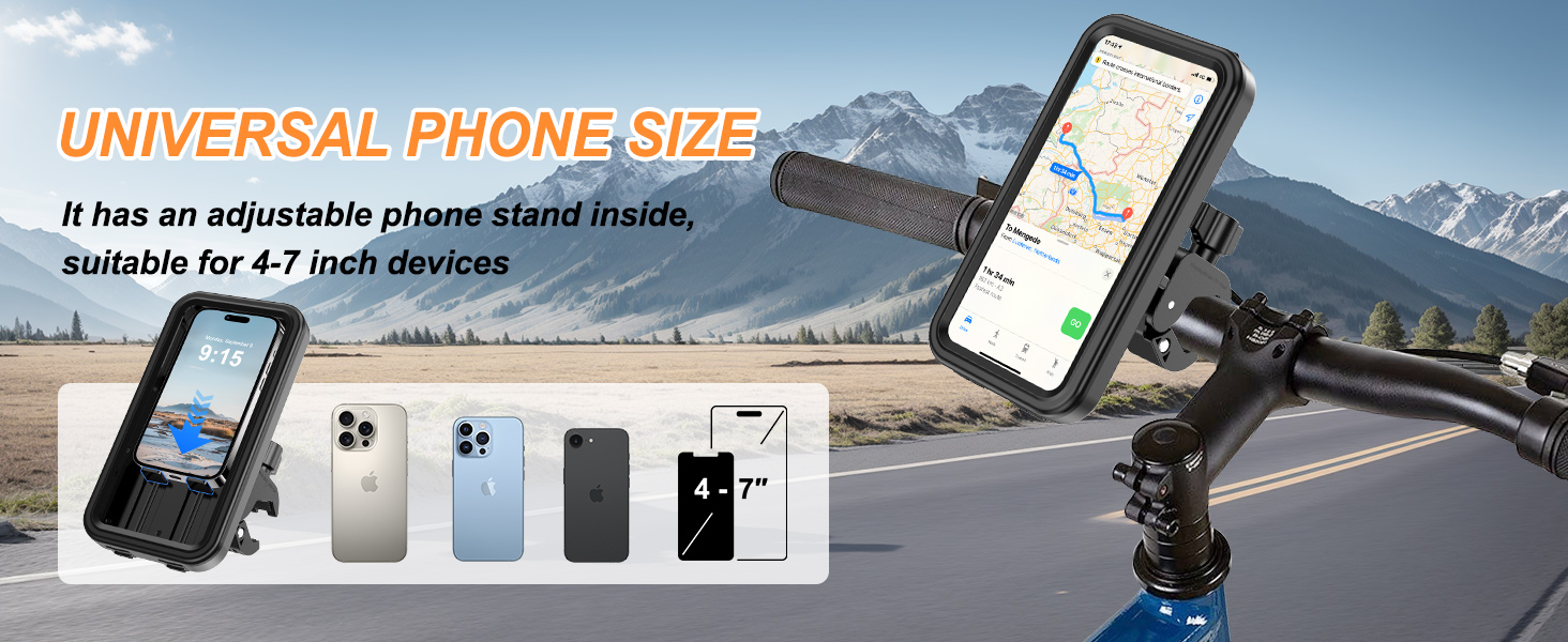 snowmobile phone holder
