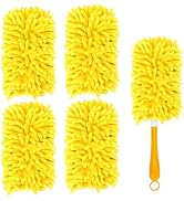 KEEPOW 4 Pieces Reusable Duster Refill, 360° Heavy Duty Duster Pads Refills, Compatible with Swif...