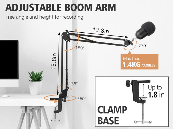 mic stand for razer seiren mini razer seiren mini arm stand boom arm razer seiren mini 