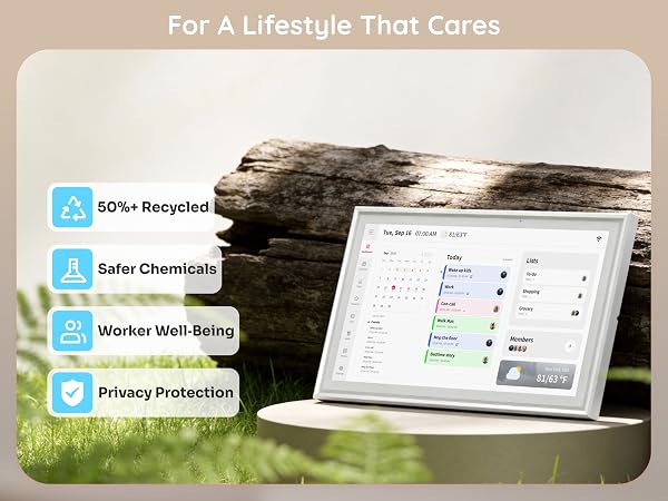 smart digital wall calendars touchscreen