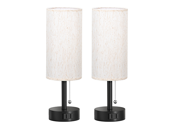 bedside lamps set of 2