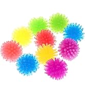 Zhuluck 10Pcs Cute Funny Cats Toys Arbutus Balls Stretch Plush Ball Cat Toy Ball Creative Colorfu...