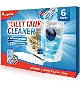 Vacplus Toilet Tank Cleaner, 6 Pack, Automatic Toilet Descaler, Toilet Mold Remover, Toilet Bowl ...