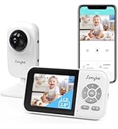Simyke Video Baby Monitor with Camera No WiFi 1200ft Long Range, 2.8