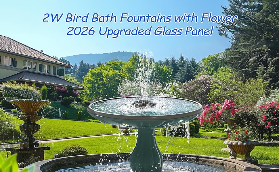 solar fountain pump solar water fountain for bird bath