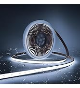MALIIGAZA 12V COB LED Strip Neon Rope Light, 16.4ft 6000K IP68 Waterproof Silicone Flexible Cutta...