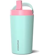 Hydrapeak Junior 14oz Insulated Kids Water Bottle with Straw Lid - Stainless Steel Double Walled ...