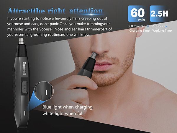 ear and nose hair trimmer for men