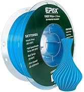 EPAX High Speed PLA+ 3D Printer Filament, Fast PLA 3D Printing Filament, 1.75mm, Dimensional Accu...