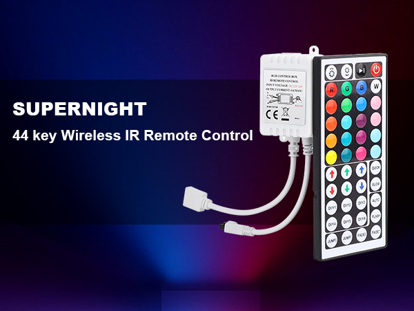 SUPERNIGHT RGB LED Light Strip Remote Controller
