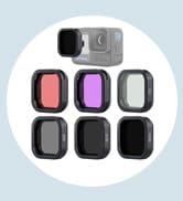 6-Pack ND Filter/Snorkel Filter Set for GoPro Hero 13 Black