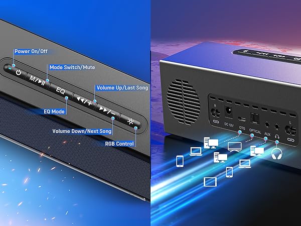 computer speakers functional button for pc