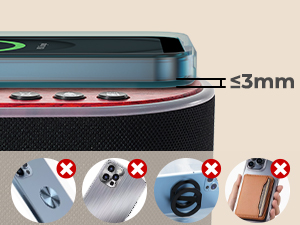 clock with wireless charger