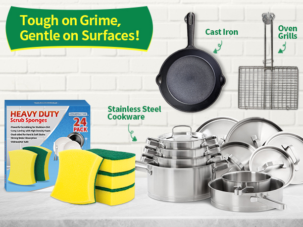 Multi-Functional Household Cleaning Sponge Cleaner