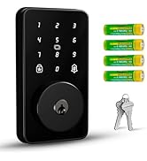 IBLOG Smart Lock Keyless Entry Door Lock – Keypad Deadbolt, Auto-Lock, No WiFi/App Needed, Easy I...