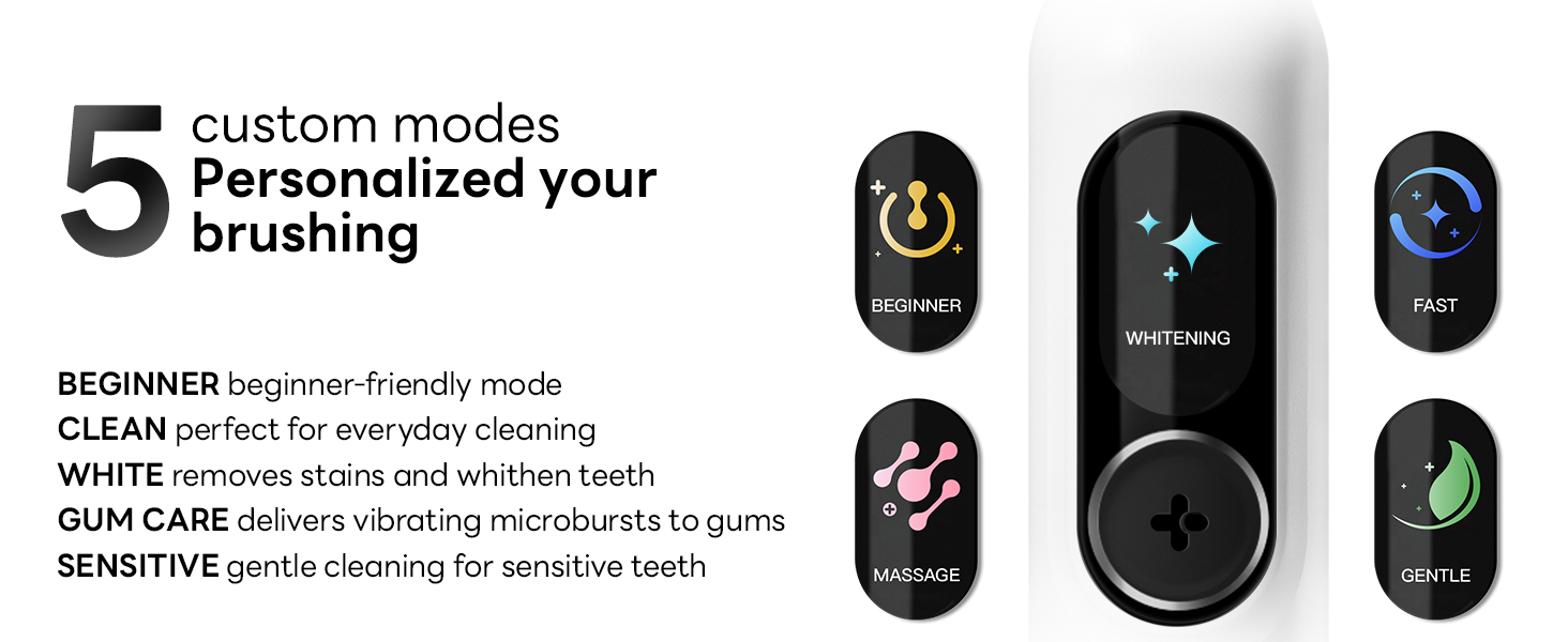 white electric toothbrush