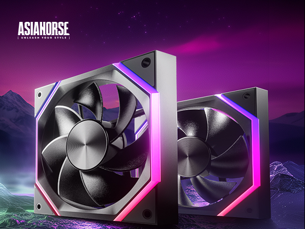 Nyota Series ARGB High-Speed Case Cooling Fans