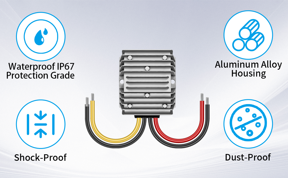 DC 24V to 12V 30A 360W