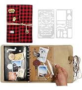 Daily Treasures 104Pages 9.4×6.5in Self-Adhesive Scrapbook Photo Album,64 Black &amp; Kraft Self Adhe...
