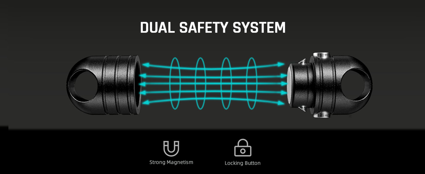 magnetic key holder detachable keychain quick release disconnect keychain