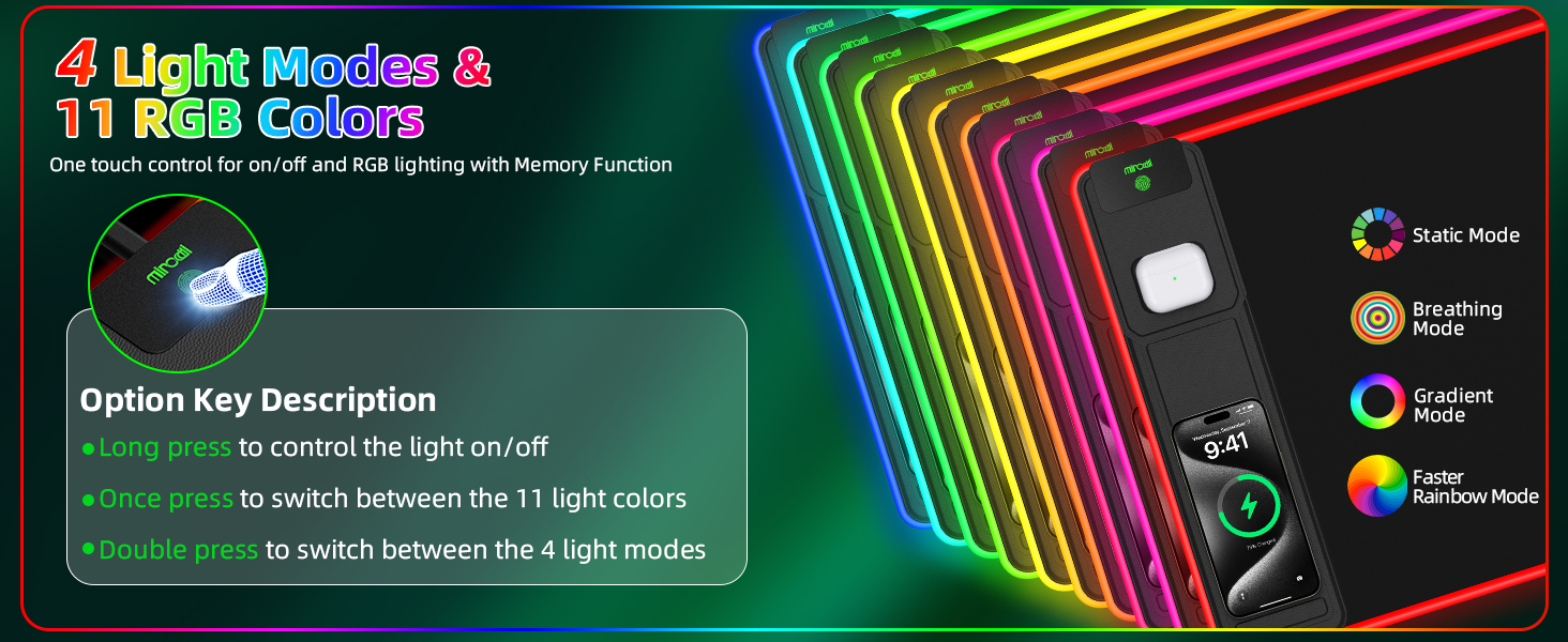 RGB Mouse Pad Gaming