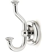 khtumeware 1 Pack 4-1/2 inch Zinc Alloy Vintage Wall Polished Nickel Large Coat Hooks Suitable fo...
