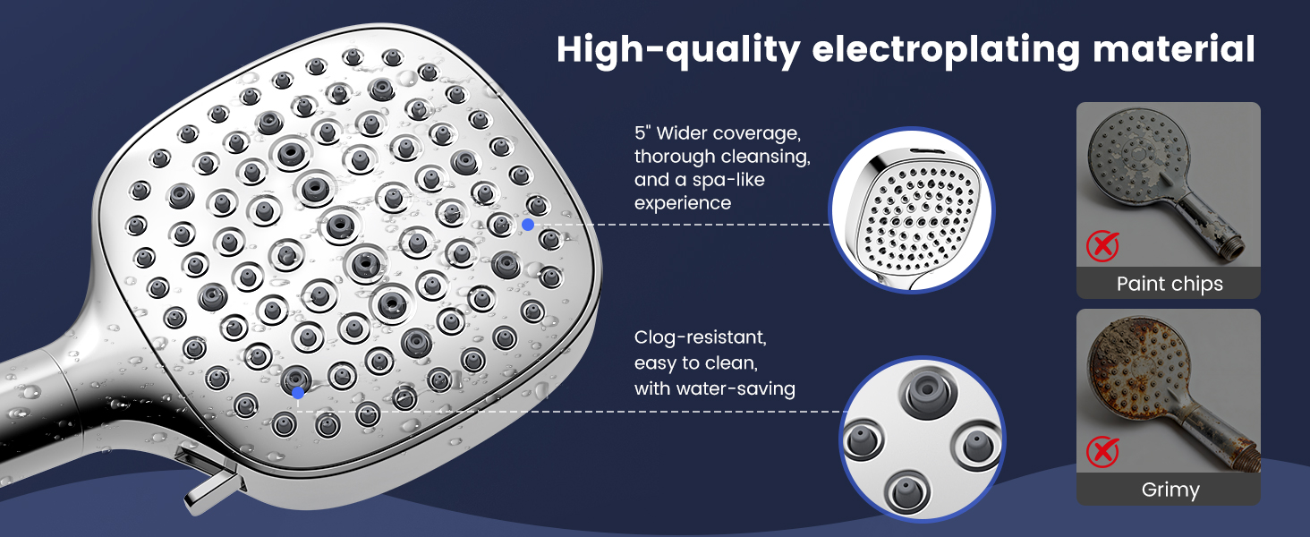 handheld shower head