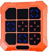 VDPDO Tic Tac Toe Game, 6-in-1 Electronic Tic Tac Toe with Mute &amp; Rechargeable - Handheld Travel ...