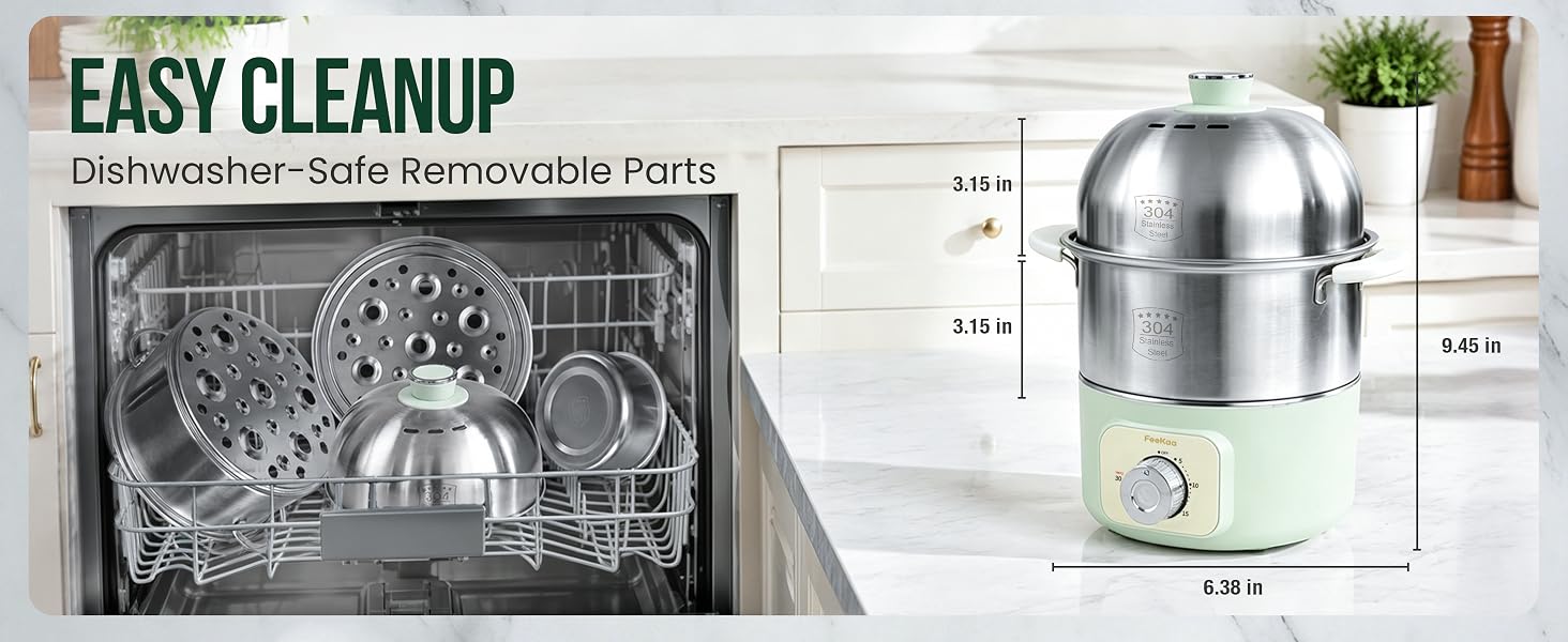 stainless steel egg cooker