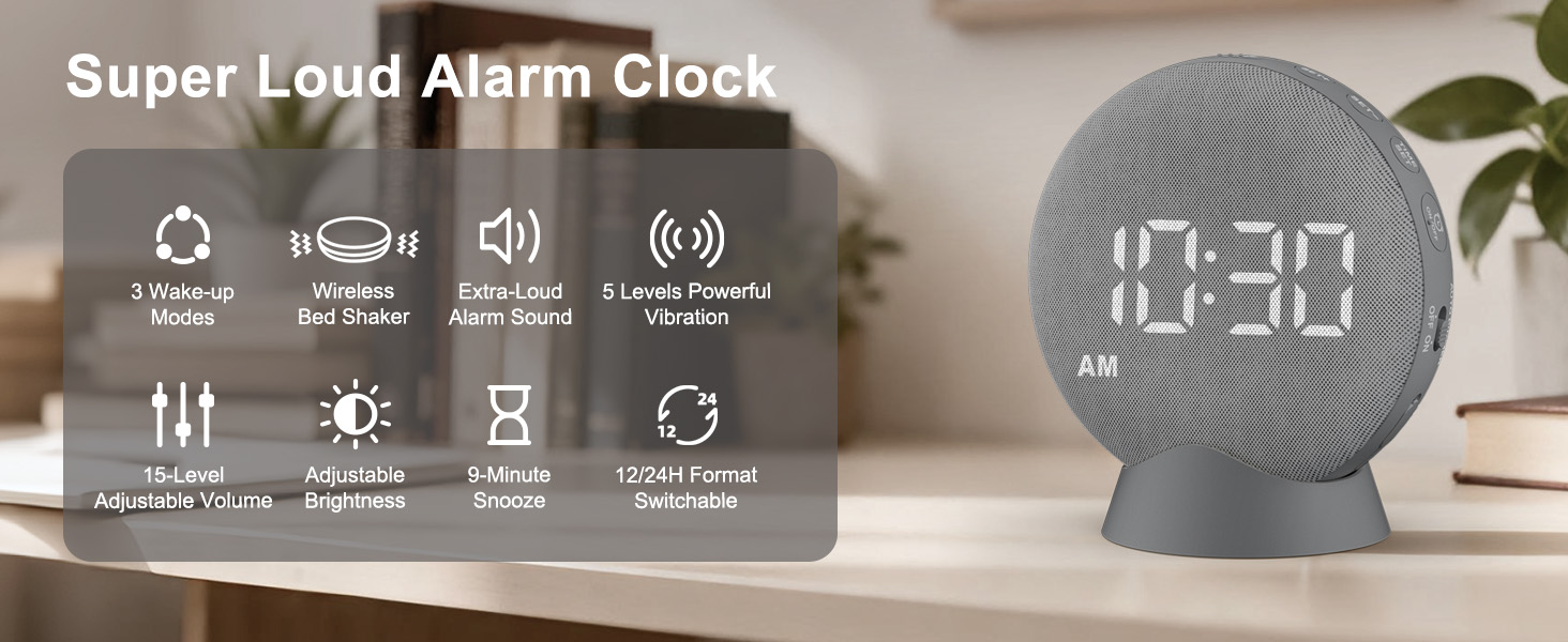 alarm clock for heavy sleepers