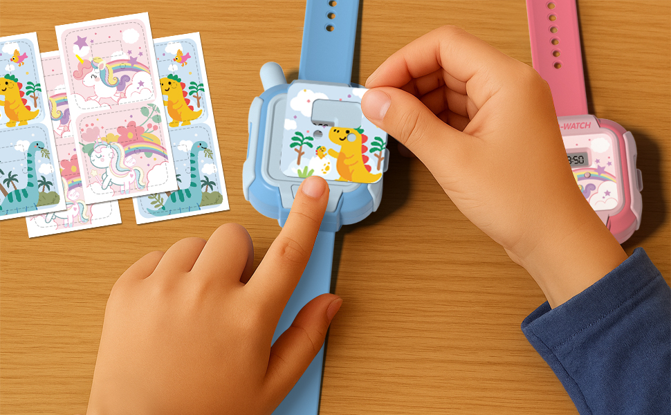 Each comes with 4 cartoon dinosaur stickers, allowing kids to decorate and personalize it!