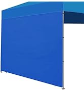 Joramoy Instant SunWall for 10x10 Pop Up Canopy, Canopy Walls 10x10 for Outdoor Instant Canopies,...