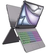Touchpad Keyboard Case for iPad Air 11-inch (M2) 2024 &amp; 10.9 Inch iPad Air 5th 4th Generation Cas...