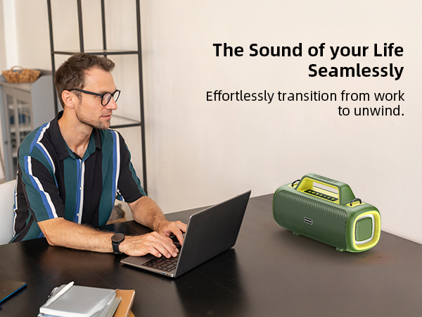 Play music in daily life or at work
