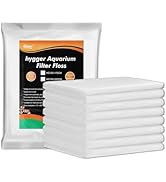 hygger Aquarium Filter Media Pad Micro Fine Multi-Layer Fish Tank Filter Floss Water Polishing Fi...