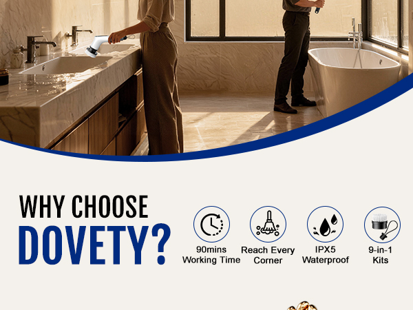 Electric spin scrubber