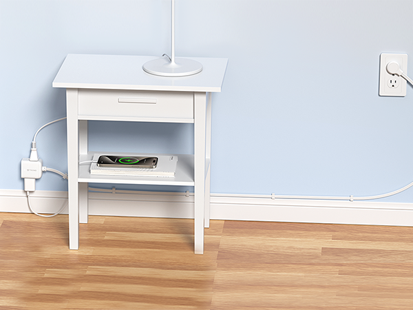 right angled 13 gauge extension cord