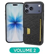 Smartish iPhone 17 Pro Max Wallet Case - Wallet Slayer Vol. 2 [Slim + Protective] Credit Card Ho...