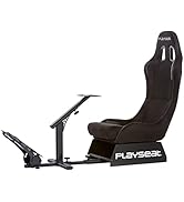 Playseat Evolution Sim Racing Cockpit | Comfortable &amp; Adjustable | Compatible with All Steering W...
