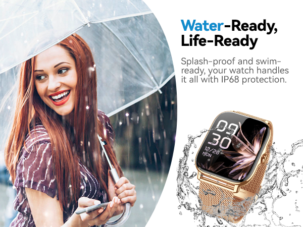 IP68 waterproof, you can use in daily life with no hassle