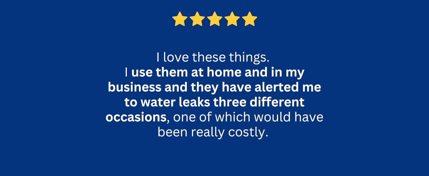 Flood Buzz water leak alarms